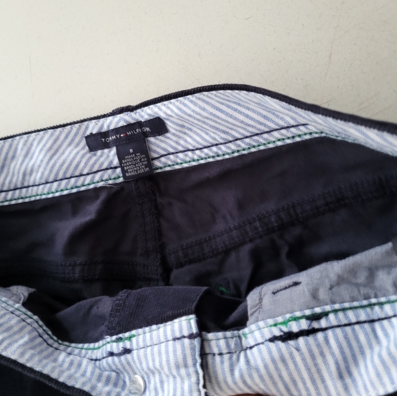 Tommy Hilfiger Size 8  Skirt Cord Navy - Picture 6 of 6